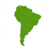 Silueta de Sudamérica