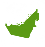 Silueta de Emiratos Árabes Unidos
